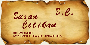 Dušan Cilikan vizit kartica